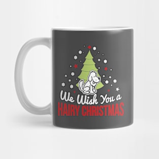 WE WISH YOU A HAIRY CHRISTMAS (2) Mug